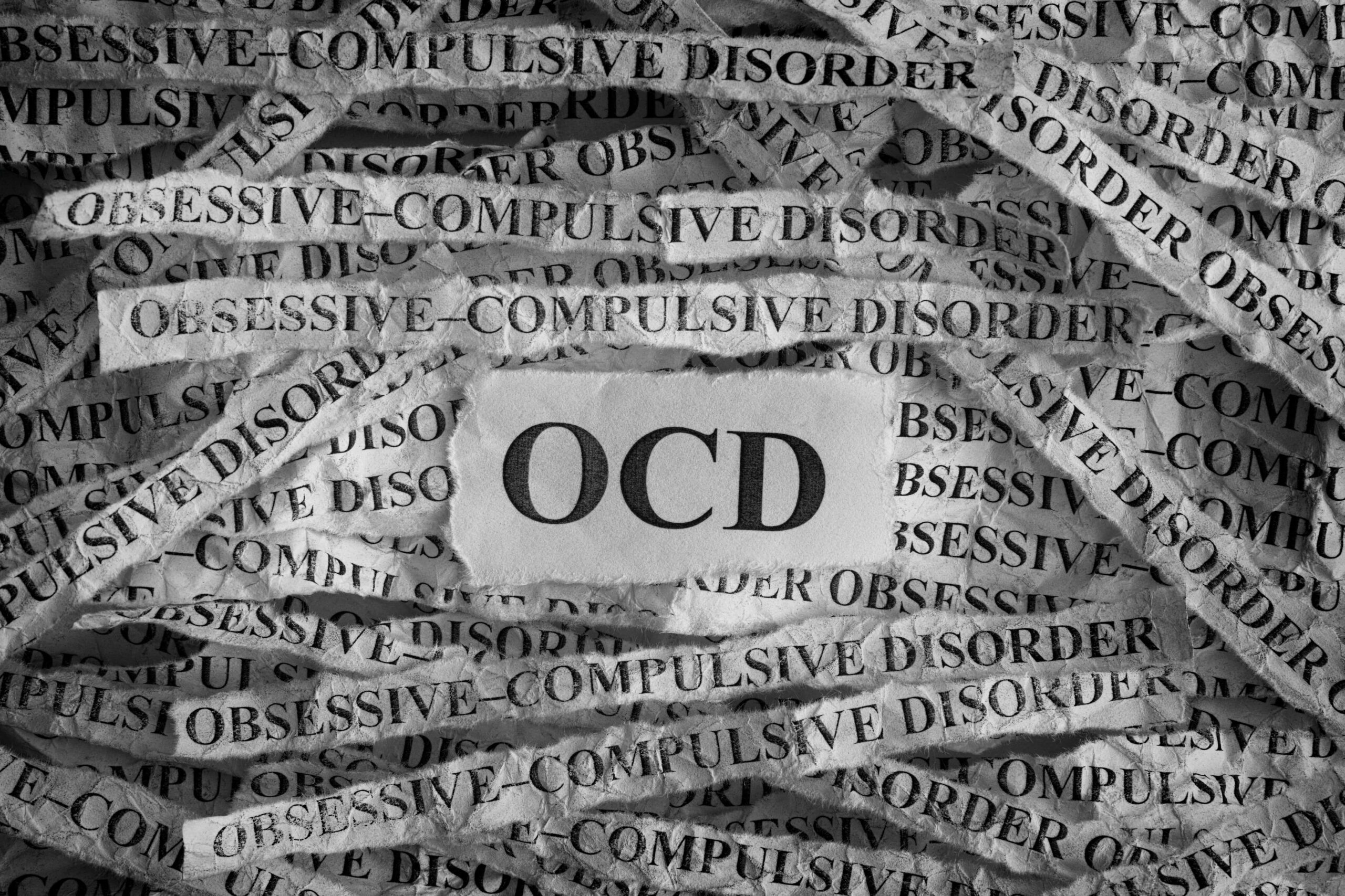 different types of ocd written on paper