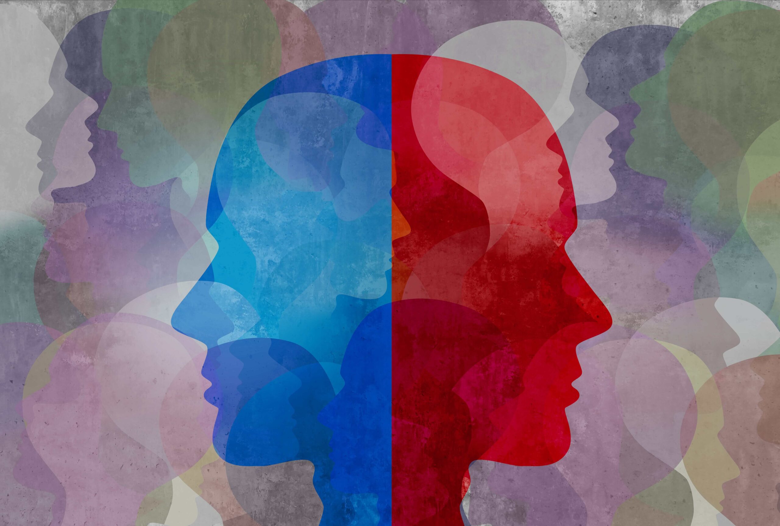 two profiles depicting multiple mental health disorders
